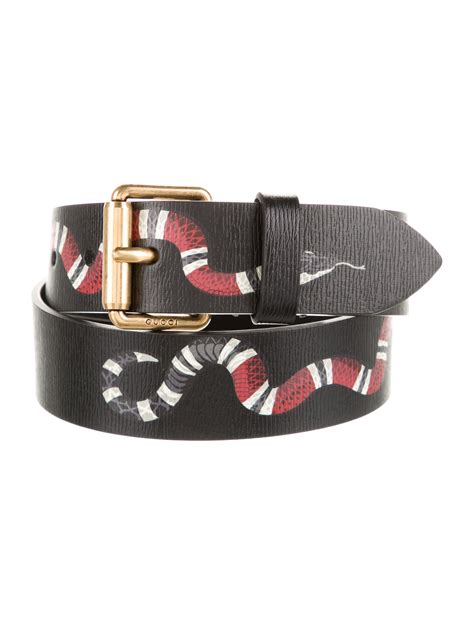 gucci kingsnake belt black|authentic Gucci belts for cheap.